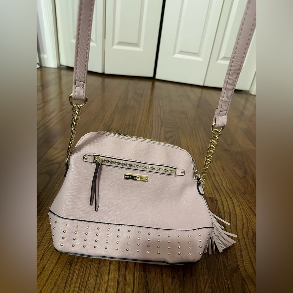 Madden girl pink crossbody handbag
